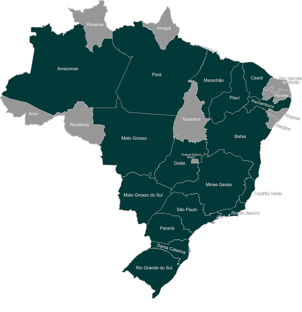 Mapa do Brasil